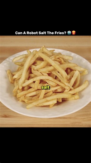 Can a robot salt some fries?