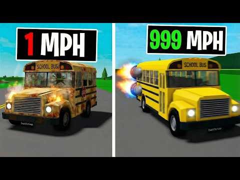 everytime i CRASH my SCHOOLBUS gets FASTER... BrookhavenRP