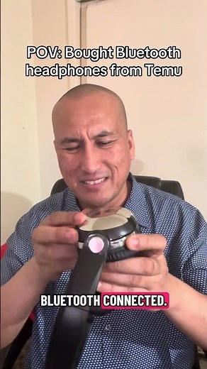 Got my Temu bluetooth headphones