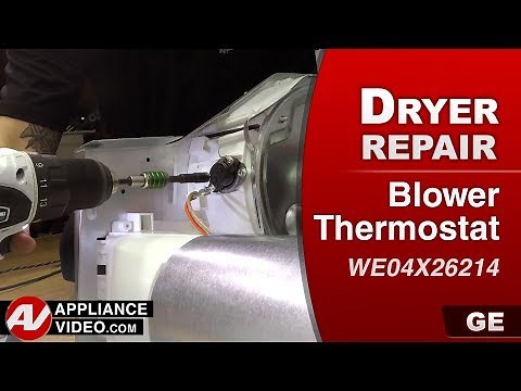 GE Dryer - Clothes Not Drying - Blower Thermostat Repair and Diagnostic
