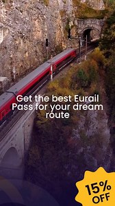 Unlock Europe with one Eurail Pass – now 15% off! Find the best Pass for your dream European rail route. | Eurail