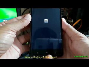 Xiaomi Redmi 4A Hard reset