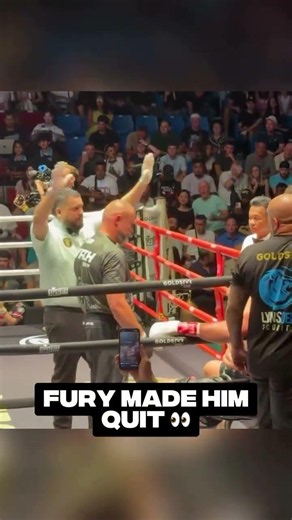 Tyson Fury just made Mariusz Wach quit on the stool after 7 rounds in Thailand 👀