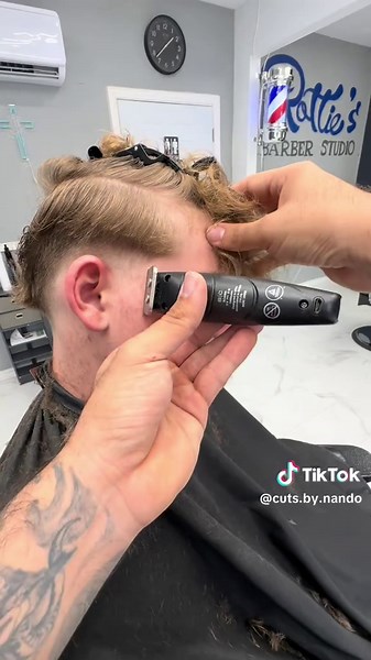 Curly Low Fade Haircut in Tyler, Texas