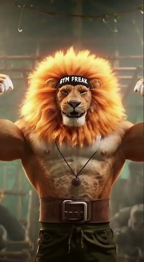 Lion Goes Full Gym Freak! 🦁💪 UNBELIEVABLE Animal Workouts