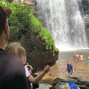 35K views · 1.9K reactions | Checking in from Looking Glass Falls in Pisgah National Forest, North Carolina | Jeremy McLellan Comedy | Facebook