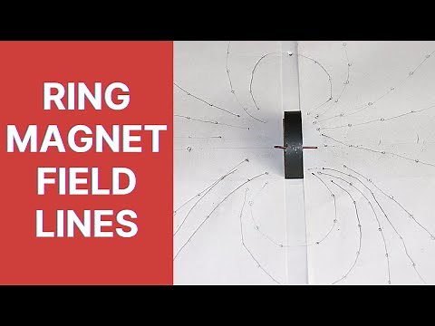 Drawing Magnetic Field Lines of a Ring Magnet | Magnetism