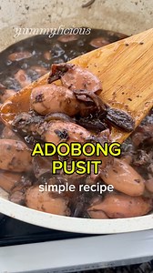 331K views · 2.6K reactions | adobong pusit SIMPLE RECIPE: pusit onion garlic magic sarap oyster sauce soy suace | Yummylicious | Facebook
