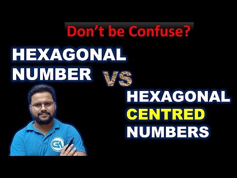 Hexagonal number vs Hexagonal centred number