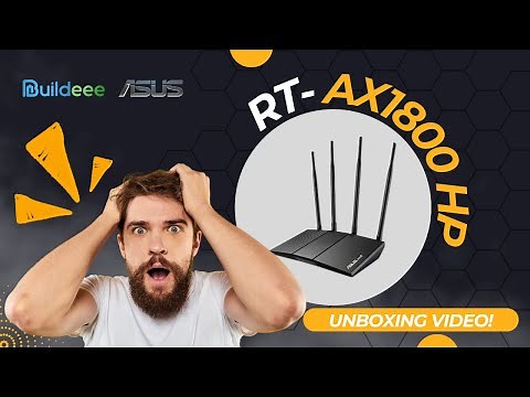 Unboxing the new ASUS RT-AX1800 HP Router + How to Set Up! 📶