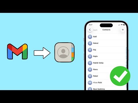How to Import Contacts from Gmail to iPhone || Tech Wash