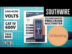 Unboxing my new 14070T SOUTHWIRE TECHNICIANPRO PRECISION MULTIMETER asmr style!