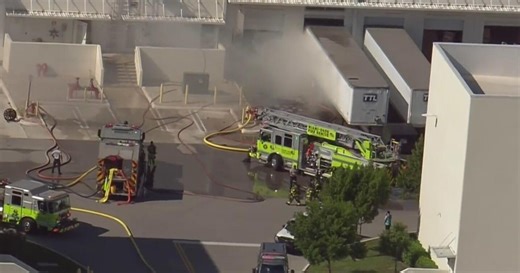 Fire breaks out at Miami-Dade warehouse Friday morning