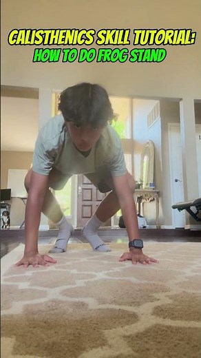 How to do the frog stand! | calisthenics skill tutorial