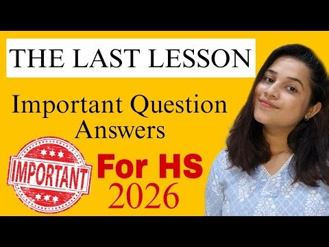 The Last Lesson question answers part 1