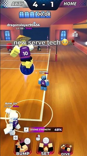 HOW DID THIS HAPPEN #volleyballlegends #roblox #glitch #anime #haikyuuxyn