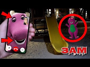DO NOT CALL HAUNTED BARNEY ON FACETIME AT 3AM!! *OMG BARNEY CAME AFTER ME*