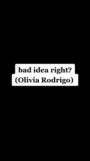 bad idea right? - Olivia Rodrigo ¦ (sub.español Lyrics) #oliviarodrigo #badidearight #subespañol #traduccion #lyrics #letra #fyp #parati bad idea right? - Olivia Rodrigo ¦ (sub.español Lyrics)