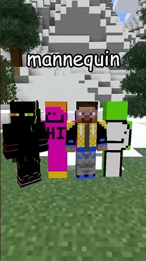HOW TO CREATE MANNEQUINS IN MINECRAFT!
