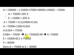 Comptabilité Analytique S3 partie 15 " Exercice 1 du coût complet "