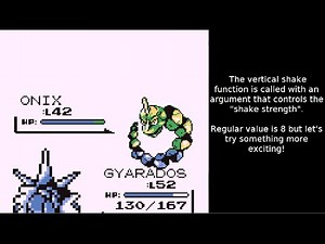 Pokemon Red/Blue - Generic attack animations