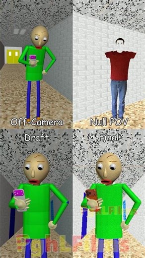 Baldi Holds a Phone Behind the Scenes!! #baldisbasics #baldi #animation #pghlfilms #art #roblox