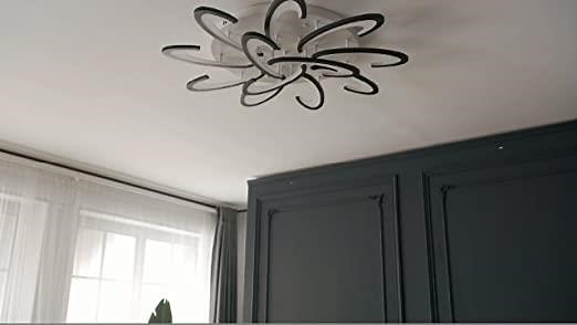 Jior Led Plafonnier avec Telecommande Dimmable