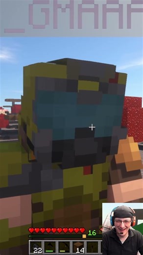 He Was TERRIFIED… Obviously 🙄 #minecraft #shorts