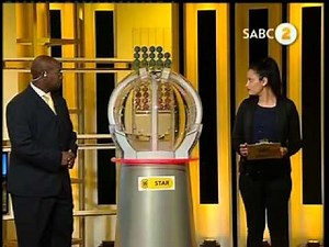 Morale on the Live Lotto draw show on SABC2