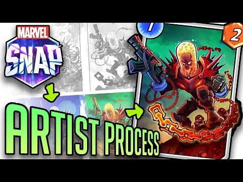 MARVEL SNAP ARTIST PROCESS REVEALED Cosmic Ghost Rider