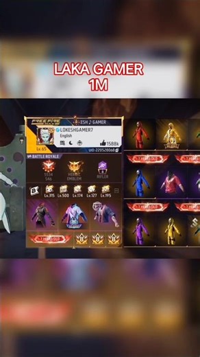 LAKA GAMER UID#viral #trending #gameplay #gaming