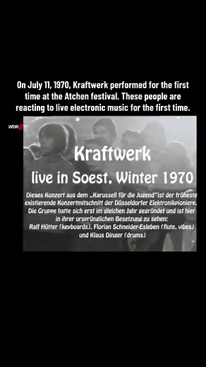 Kraftwerk's Debut Performance at Atchen Festival: Audience Reacts to Live Electronic Music