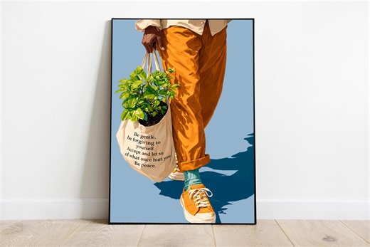 Black Woman Art, Black Girl Magic, Black Woman Wall Art, Black Girl Wall Art, Afro Art, Black Girl Art, Botanical Art, Urban Fashion Art - Etsy