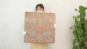 Modern Weather Copper Ceiling Tiles Square Interior Decorative Wall Panel PL70 Waterproof and Fireproof for Hotel Application