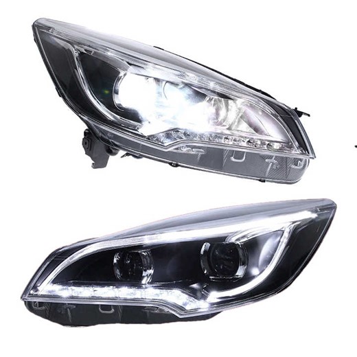 YU GUANG for Ford KUGA MK2 2013 2016 Headlight Upgrade LED Car Accessories Head Light Headlamp DRL Front Light Headlamp
