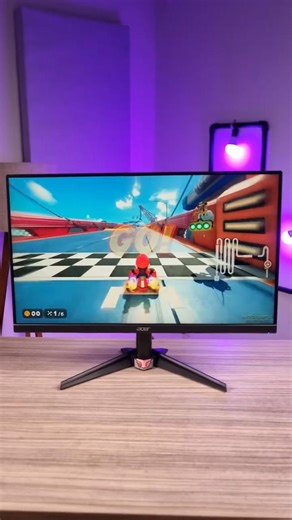 Gaming monitor 😱 This is the Acer 24" VG240Y 200hz #gamer #gamersetup #monitor #viral #setup