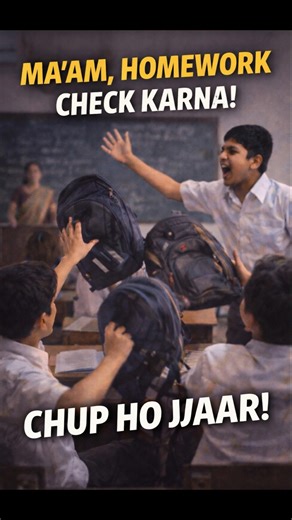 Mam Homework Check Nahi Kiya… Phir Usne Bol Diya 😭