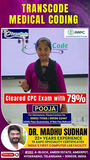 Transcode Medical Coding Academy | Best Medical Coding Training in Hyderabad & Ameerpet #aapc