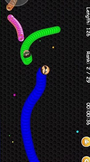 Worms Zone io || Cacing Besar Superhero Nick Fury Epic Gameplay #20 #gaming