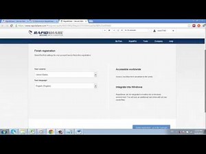 How to Use Rapidshare on Windows 7