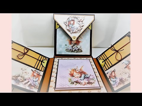 Scrapbooking Album Tutorial with the Elves collection, by @conmismanitasscrap4680