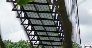 SkyBridge Michigan, world's longest timber-towered suspension bridge, opening Oct. 15