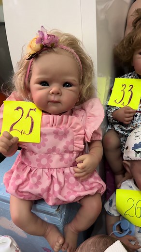 Adorable Collection of Baby Dolls on Display