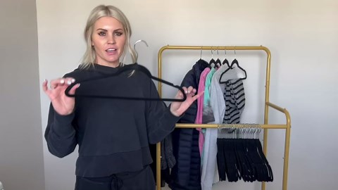 Cozymood Black Velvet Hangers 60 Pack, Non-Slip, Durable Clothes, Space Saving Suit Hangers, No Shed, 360 Rotating Hook