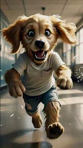 From Tears to Triumph: A Puppy’s Unforgettable School Journey! 🎒🐶