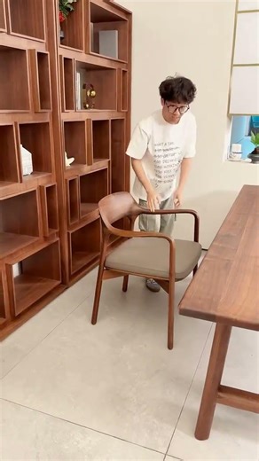 Solid Wood Dining Table ✨ Clean Design, Built to Last 🤎 | Minimalist Home Upgrade
