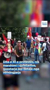 Dita e 41 e protestës, nis marshimi i qytetarëve, gazetarja jep detaje nga vendngjarja