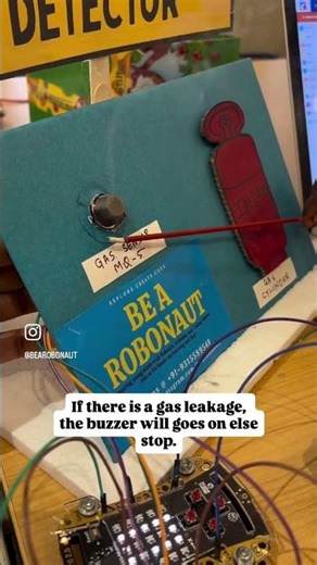 Pratibha built a Gas Leakage Detector.