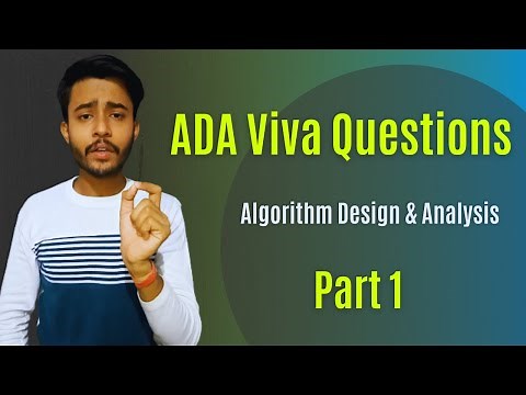 Viva Questions External Practicals | Part - 1 | ADA | Algorithm Design & Analysis | - 5th Semester
