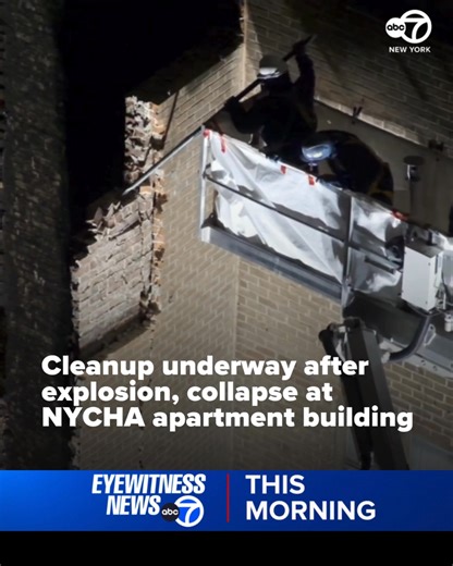 2.2M views · 2.9K reactions | The demolition will be slow because crews have to do it brick by brick with a sledgehammer. They cannot use heavy machinery or tools because the vibration could cause more damage and debris. | ABC7NY | Facebook